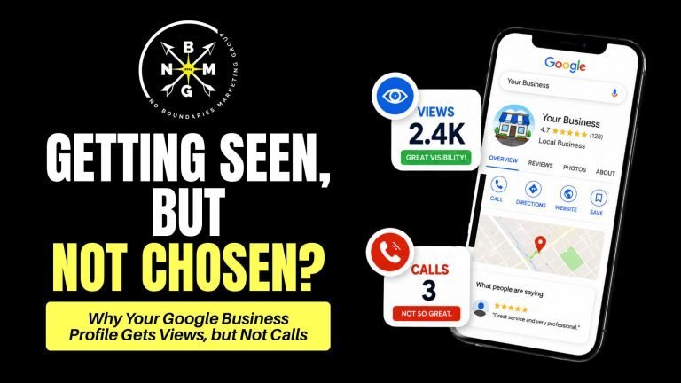 Why Your Google Business Profile Gets Views but Not Calls