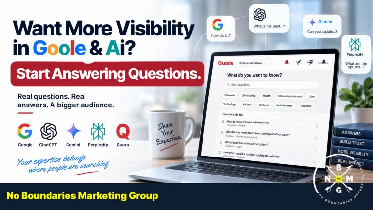 Want More Visibility in Google & AI? Start Answering Questions.