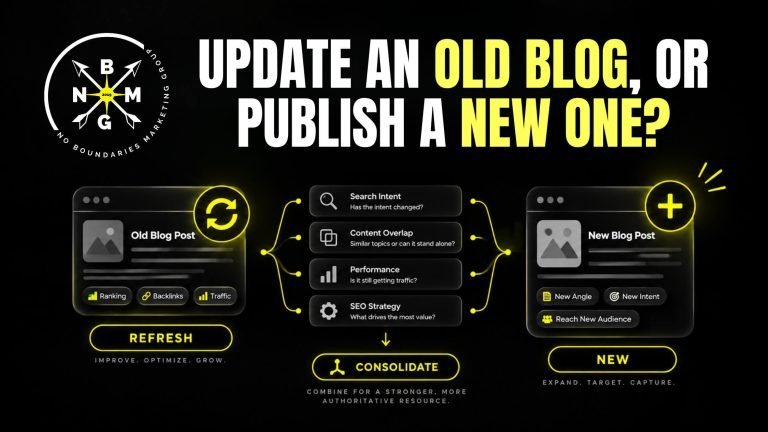 Should You Update an Old Blog or Publish a New One